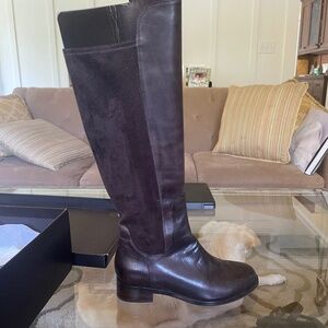 UNUSED Cole Hahn Chocolate brown knee high Cole haan boots size 8,5